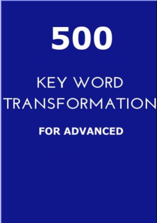 500 Câu chuyển đổi nâng cao môn Tiếng Anh