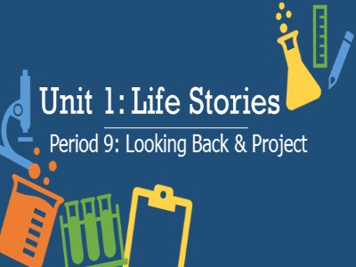 Bài giảng môn Tiếng Anh Lớp 12 - Unit 1: Life stories - Lesson 8: Looking back and project