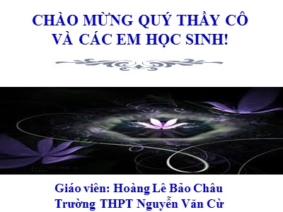 Bài giảng Ngữ Văn Lớp 12 - Tiết 68: Những đứa con trong gia đình (tiết 2) - Hoàng Lê Bảo Châu